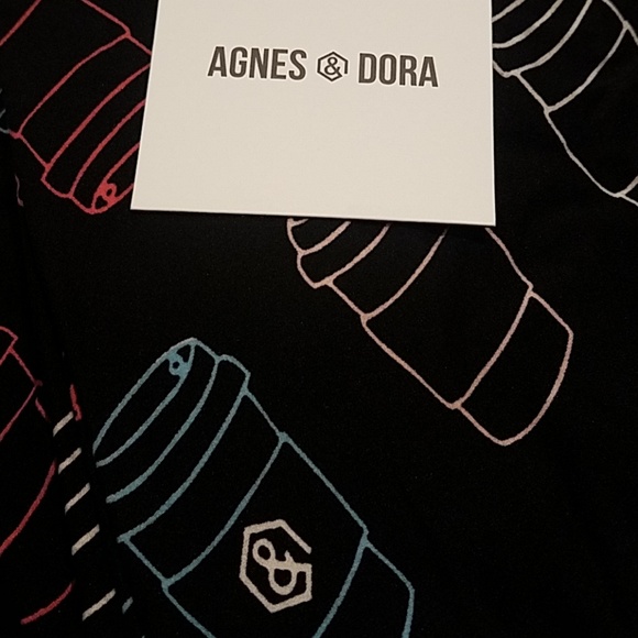 Leggings Coffee Cup Latte Agnes and Dora L S/M - Picture 3 of 4